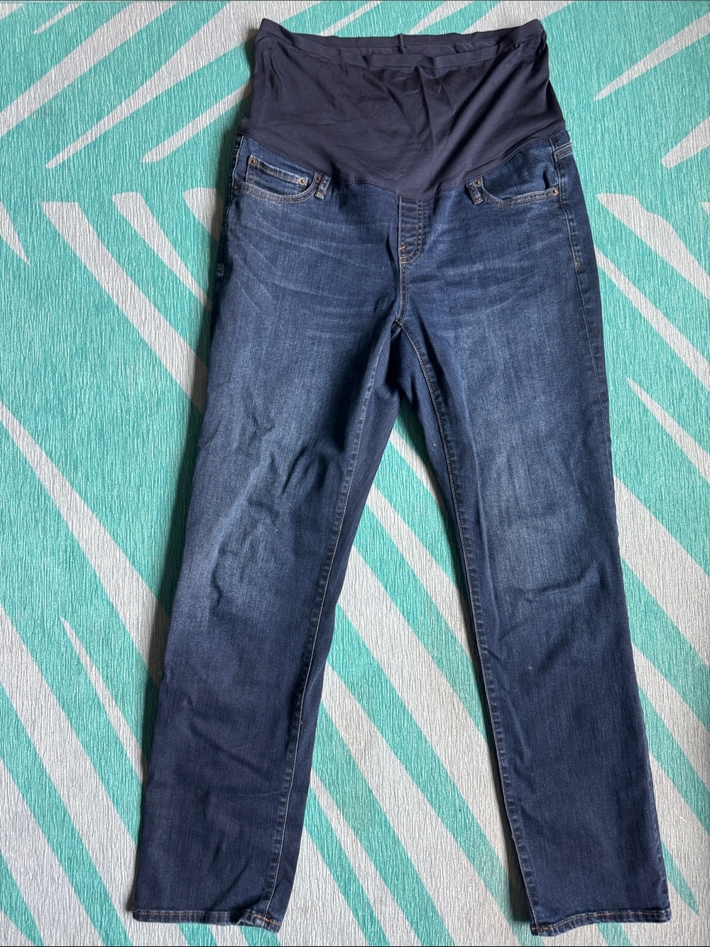 GAP Navy Maternity Jeans with Overband